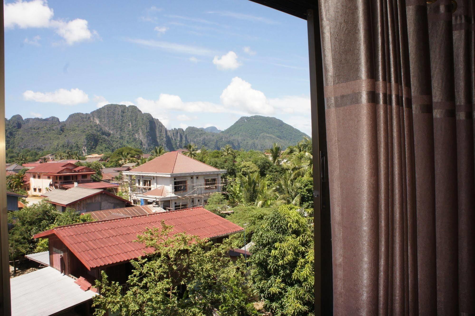 Viengsavanh Guesthouse Vang Vieng Exteriér fotografie